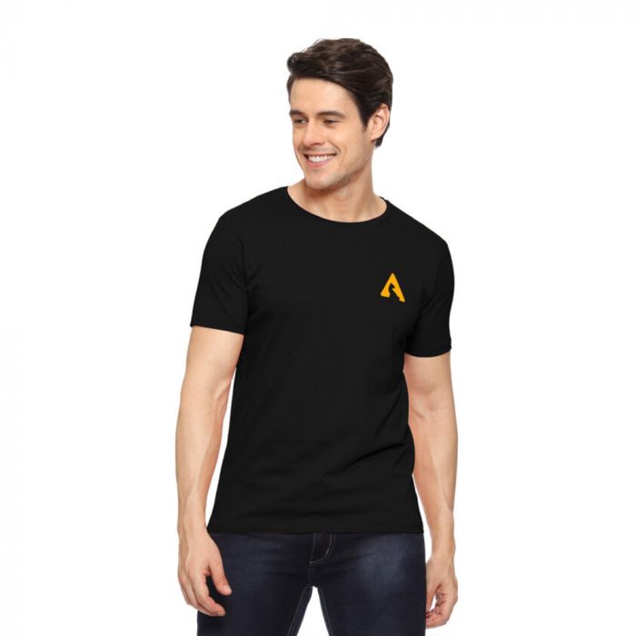 WildCat Unisex Black Round Neck T-Shirt