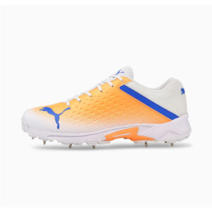white puma spikes for batsmen