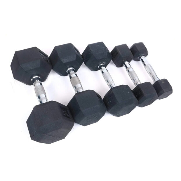 hexagon dumbbells set