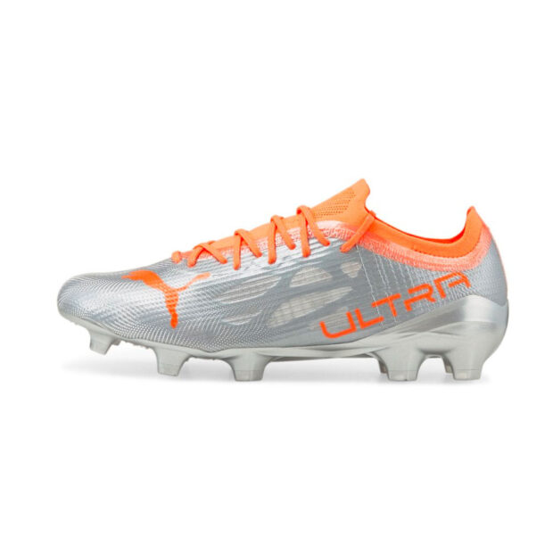 silver football shoes
