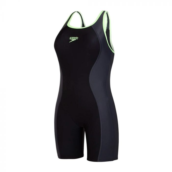Speedo Women Swimwear Essential Splice Racerback Legsuit