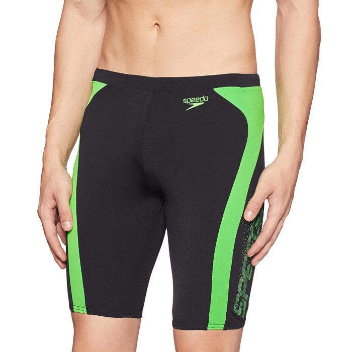 Speedo Men Swimwear Logo Graphic Splice Jammer