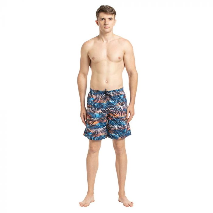 Speedo Men Swimwear Essential Vintage 18″ WS True Navy-Mango-Sky Blue