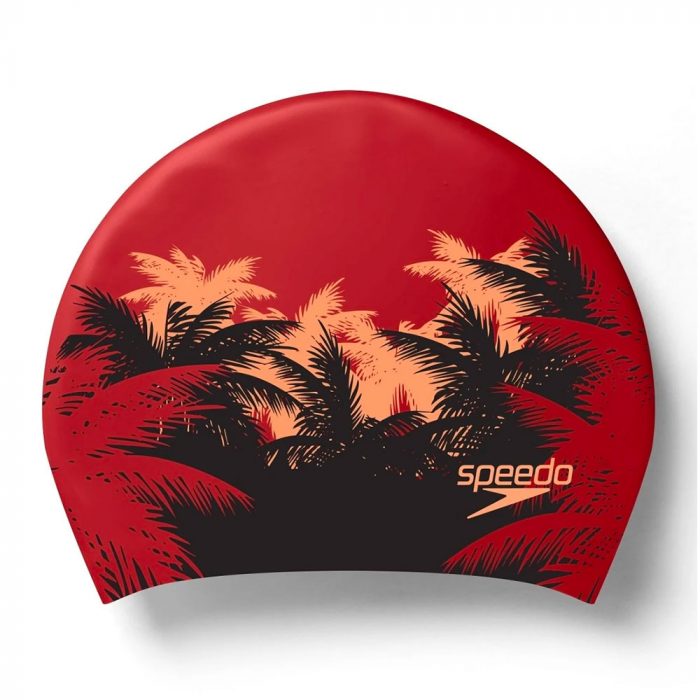 Speedo Printed Long Hair Female Cap
