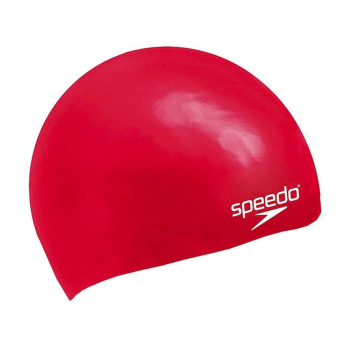 Speedo Plain Moulded Silicone Junior Cap