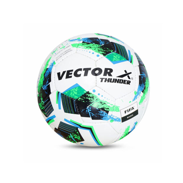 Vector X Thunder Football (Size – 5 | Green/Blue/Black)