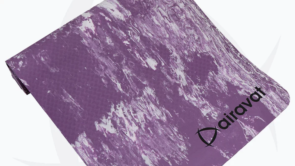AIRAVAT MARBLE 6MM YOGA MAT (PER) WITH BAG GoSpree Sports
