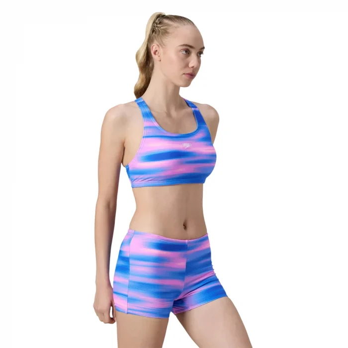 PRINTED RACERBACK BIKINI