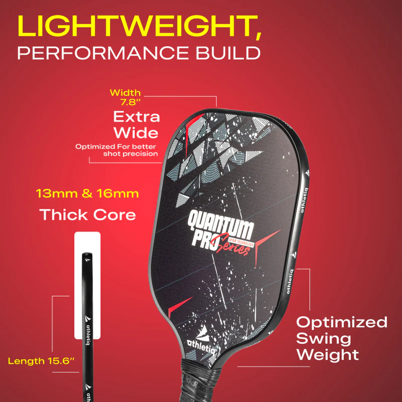 Athletiq QuantumPro 13mm / 16mm Pickleball Paddle - Image 3
