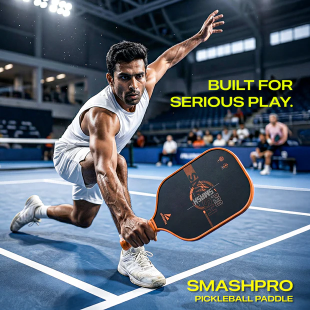 Athletiq SmashPro 3K Raw Carbon Fibre Pickleball Paddle - Image 8
